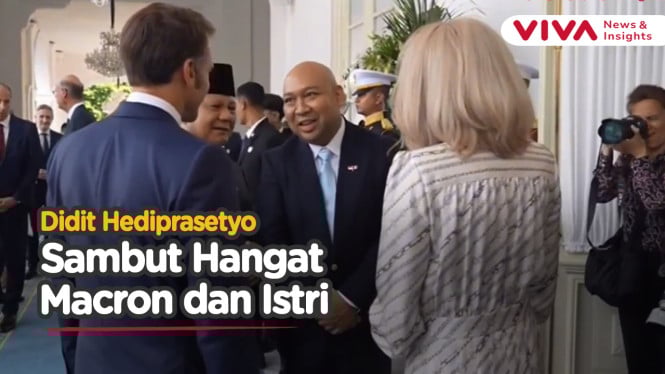 Sambutan Hangat Didit Prabowo Bikin Nyaman Macron dan Istri