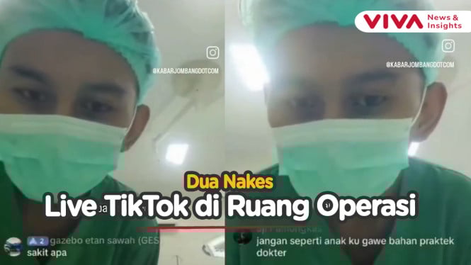 Nekat! Live TikTok di Ruang Operasi, Dua Nakes Dipecat