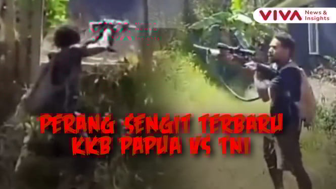 PERANG PECAH! OPM dari Markas Sambil Tembaki TNI