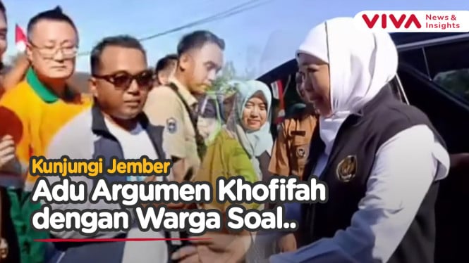 Adu Argumen Gubernur Khofifah dengan Warga Gegara Hal ini