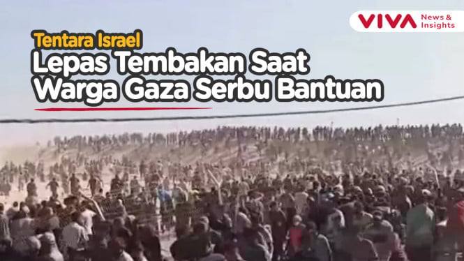 Ribuan Warga Gaza Kelaparan Serbu Bantuan: Bak Film Zombie
