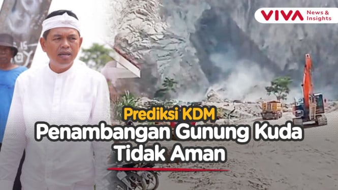 Kang Dedi Tutup Permanen Tambang yang Kubur 10 Penambang