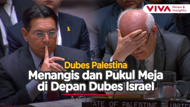 Tangis Dubes Palestina Pecah di Forum PBB