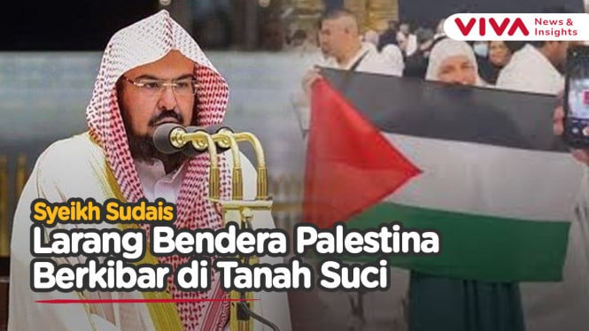 Syekh Sudais Larang Bendera Palestina Berkibar di Tanah Suci