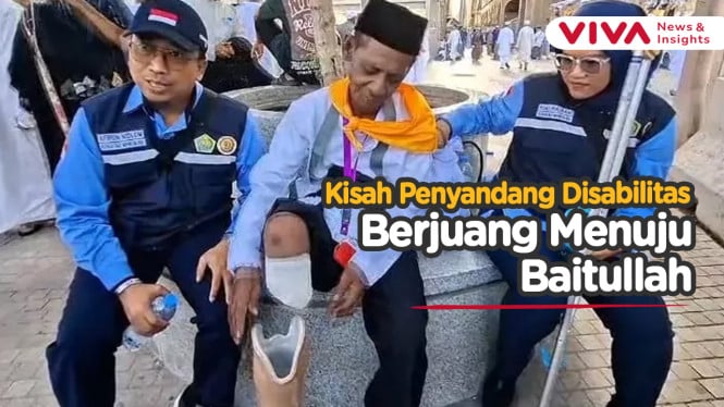 Kisah Haru Jemaah Disabilitas yang Istiqamah Menuju Makkah