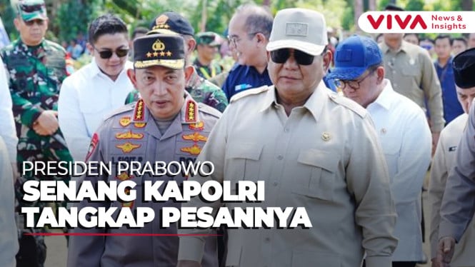 Prabowo Banggakan TNI/Polri Soal Keberhasilan Pangan RI