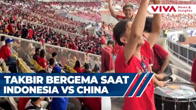 Takbir Bergema di Stadion GBK Saat Skuad Garuda Tekuk China