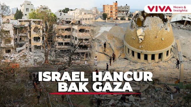 Bak Palestina, Penampakan Kekacauan Israel Dihujani Rudal