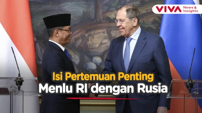 Menlu RI-Rusia Lakukan Pertemuan di Moskow