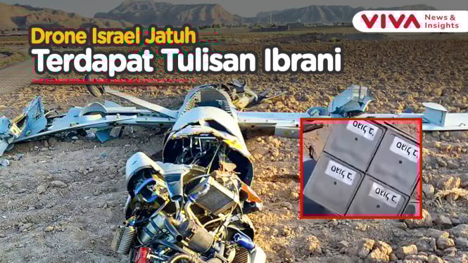 Drone Canggih Hermes 900 Milik Israel Hancur Ditembak Iran