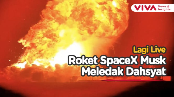 Detik-detik Mengerikan Roket Starship 36 Elon Musk Meledak