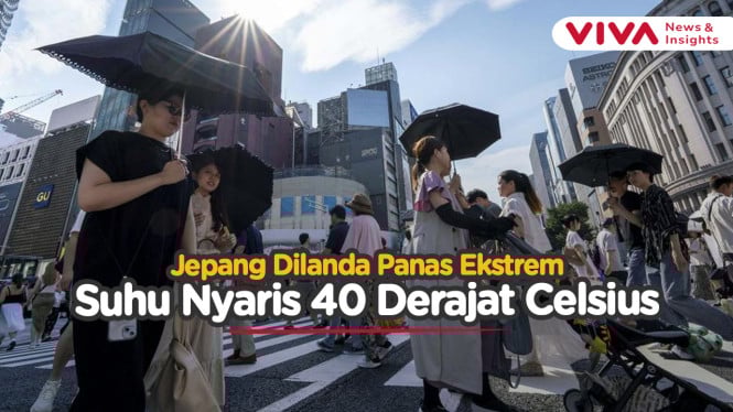 Jepang 'Terbakar', Panas Ekstrem Melanda Beberapa Kota