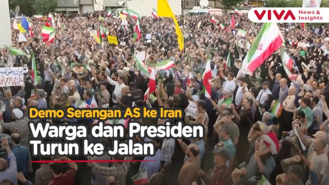 Amarah Ribuan Warga Iran, Presiden Turun ke Jalan Ikut Demo