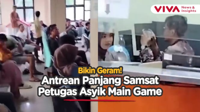 Antrean Panjang, Petugas Samsat Cikande Banten Diduga Main
