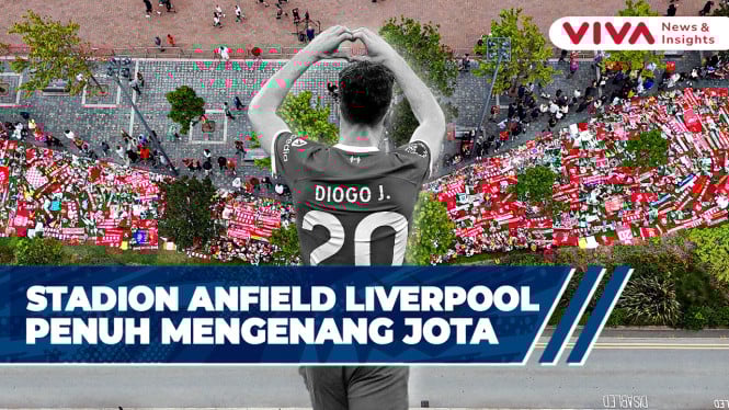 Penghormatan Terakhir untuk Diogo Jota di Stadion Liverpool