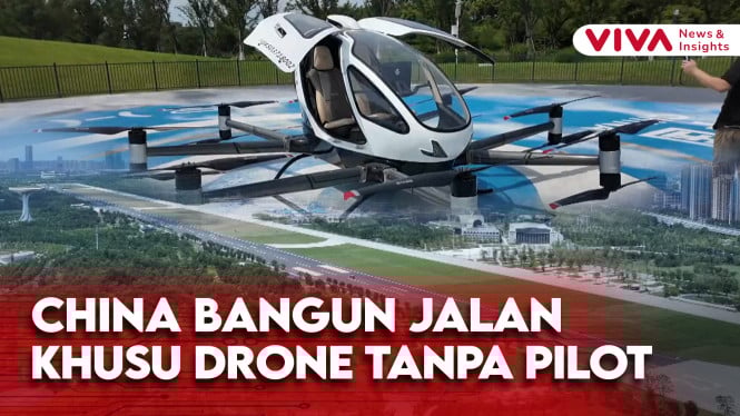 China Bangun Jalur Udara Drone untuk Penumpang Tanpa Awak