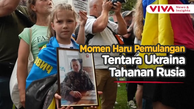 Tangisan Keluarga Melihat Pemulangan Tentara Ukraina Tahanan