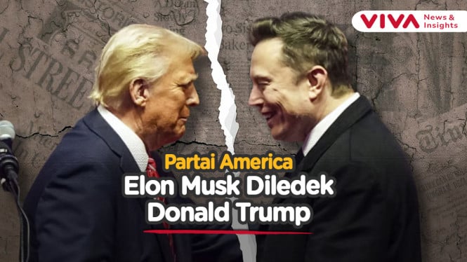 Puas! Donald Trump "Ludahi" Partai Buatan Elon Musk