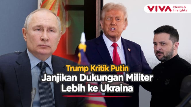 Geram Putin Besar Mulut, Trump Bantu Ukraina Bertahan Hidup