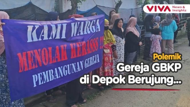 Kantongi IMB, Gereja Masih Ditolak Warga Muslim di Depok