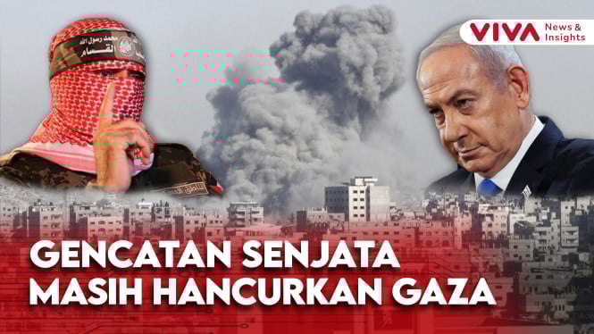 Langit Gaza Ditutup Asap Hitam, Usai Gempuran Israel