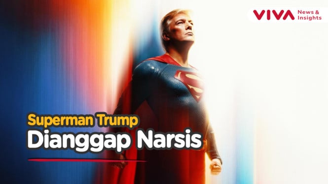 Menyingkap Makna Di Balik Foto Trump Pakai Jubah Superman